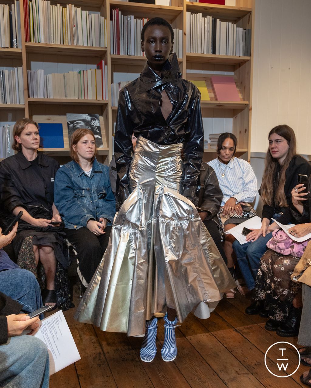Fashion Week London Spring/Summer 2024 look 17 from the Talia Byre collection womenswear