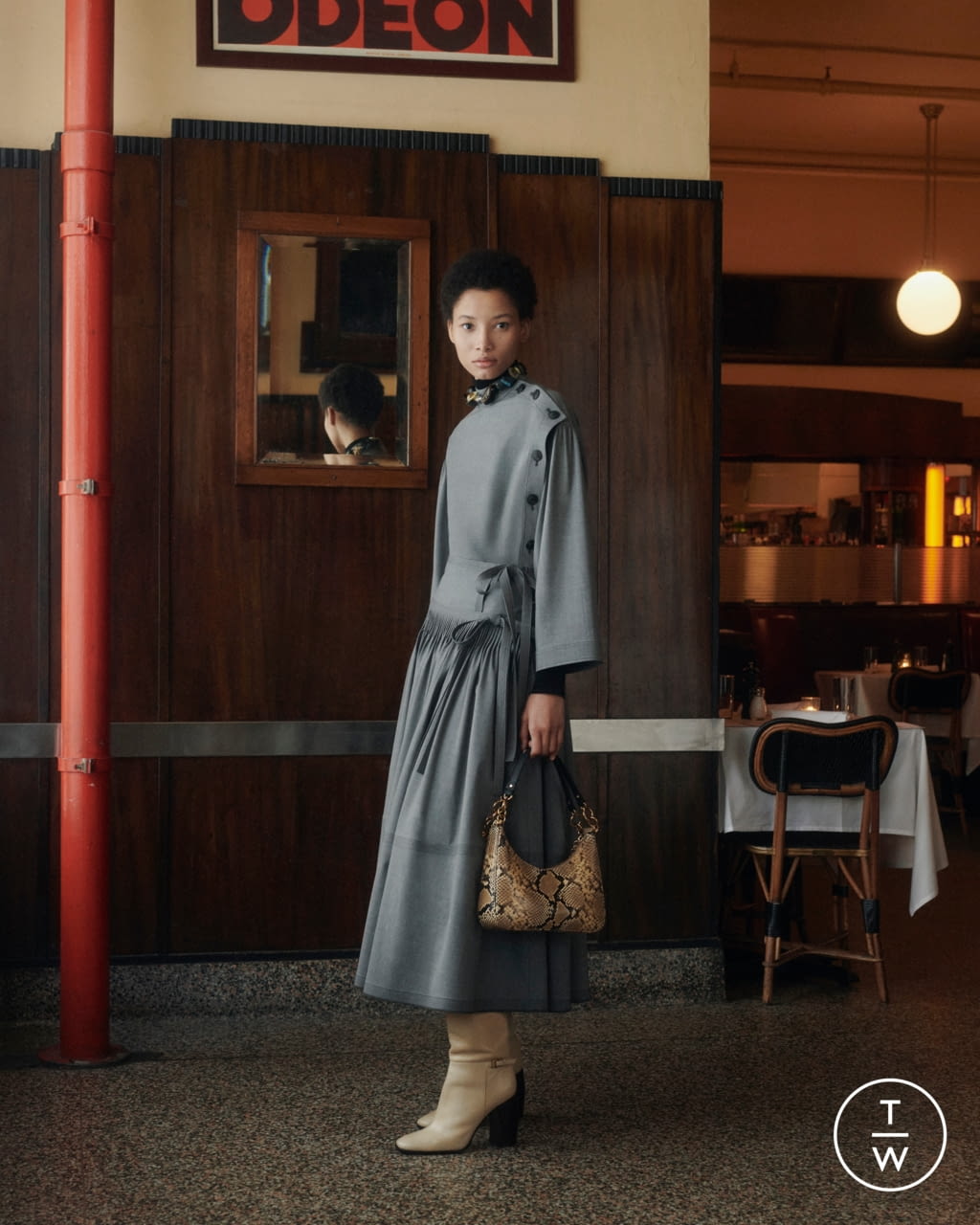 Fashion Week New York Fall/Winter 2021 look 13 from the Tory Burch collection womenswear