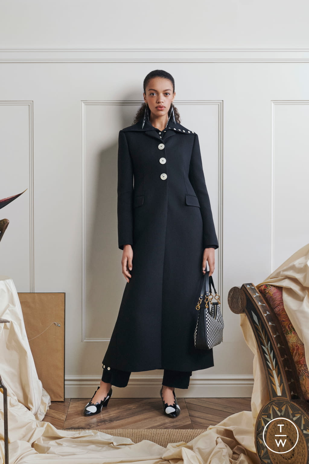 Fashion Week New York Resort 2022 look 2 from the Tory Burch collection womenswear