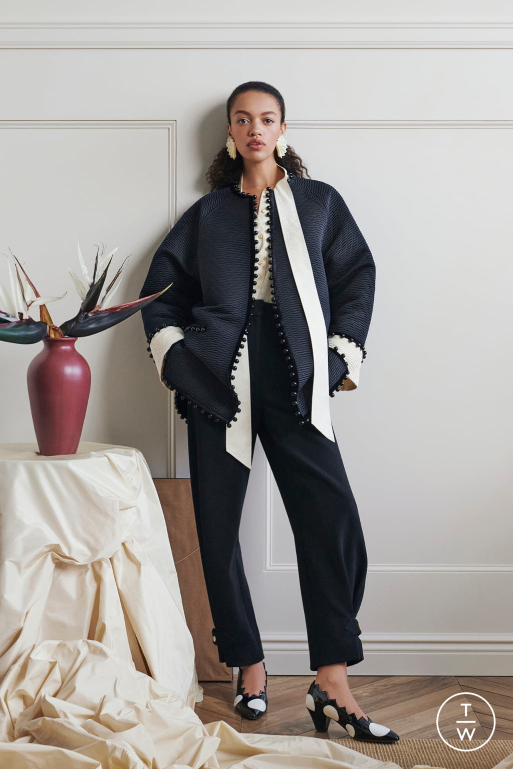 Fashion Week New York Resort 2022 look 4 de la collection Tory Burch womenswear
