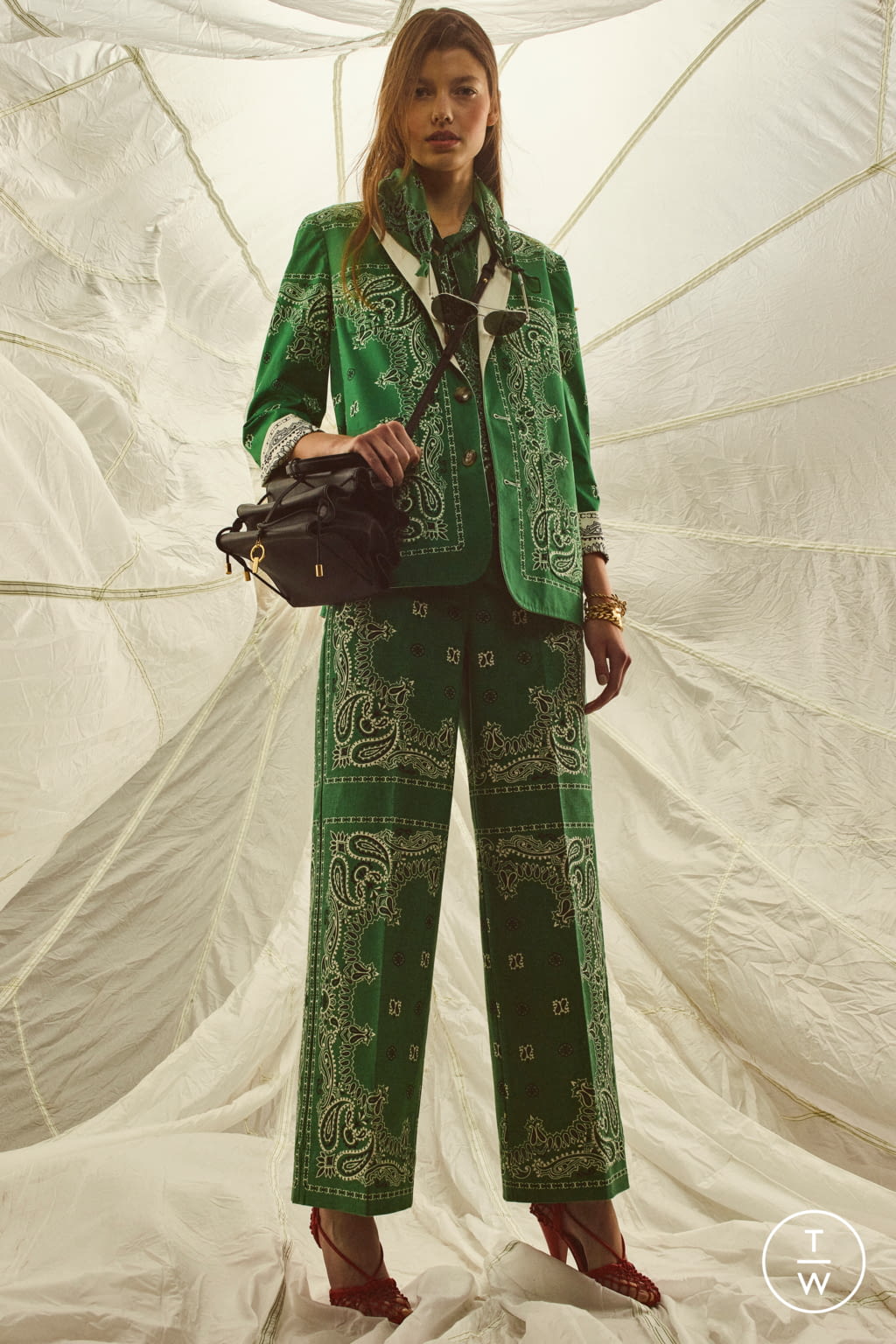 Fashion Week New York Pre-Fall 2020 look 23 from the Tory Burch collection womenswear