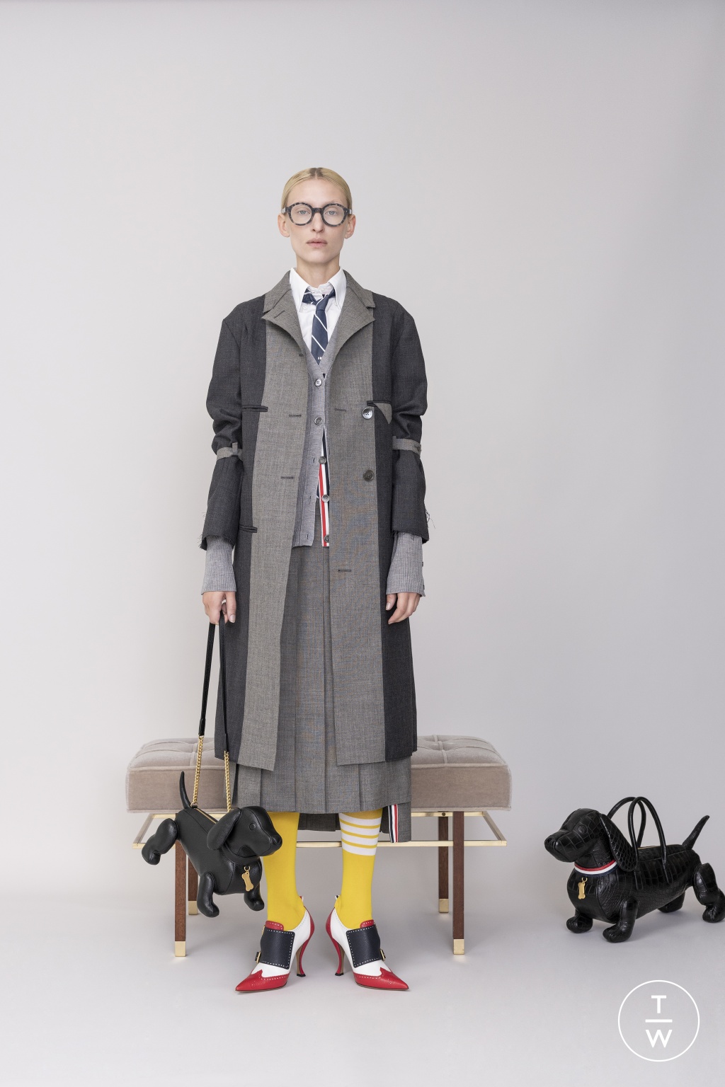 Fashion Week Paris Resort 2019 look 4 from the Thom Browne collection womenswear