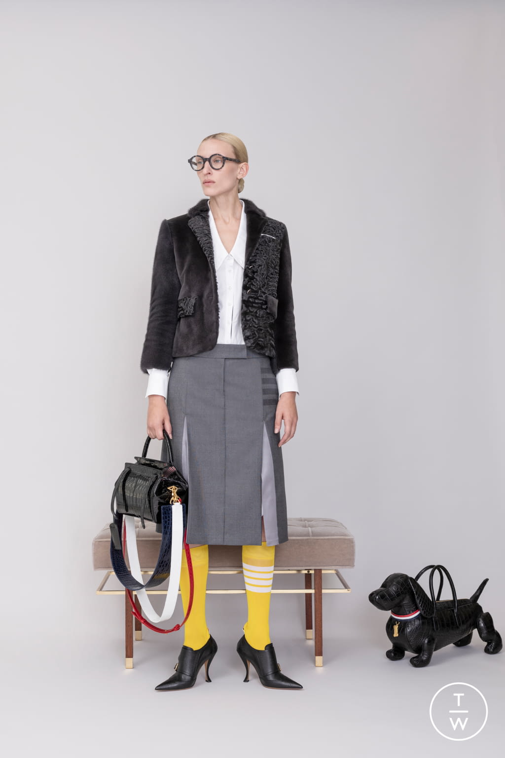 Fashion Week Paris Resort 2019 look 9 from the Thom Browne collection womenswear