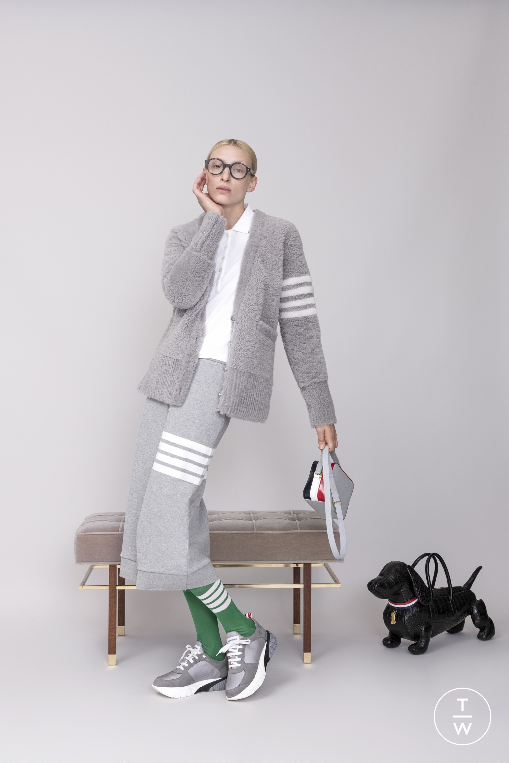 Fashion Week Paris Resort 2019 look 10 from the Thom Browne collection womenswear