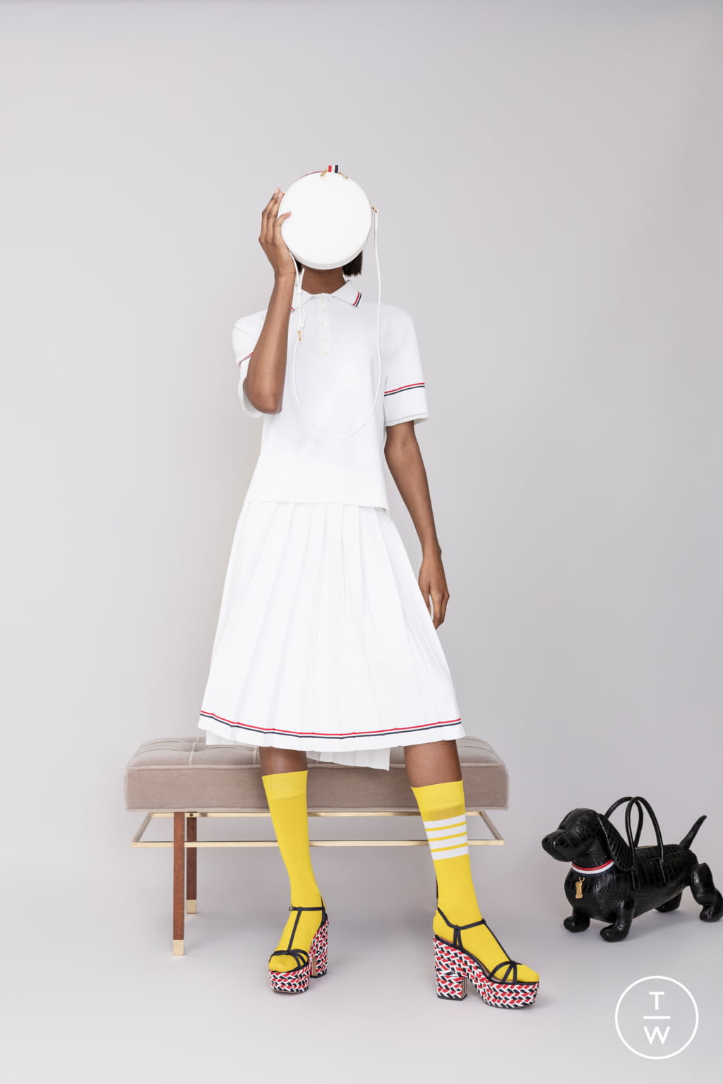 Fashion Week Paris Resort 2019 look 14 from the Thom Browne collection womenswear