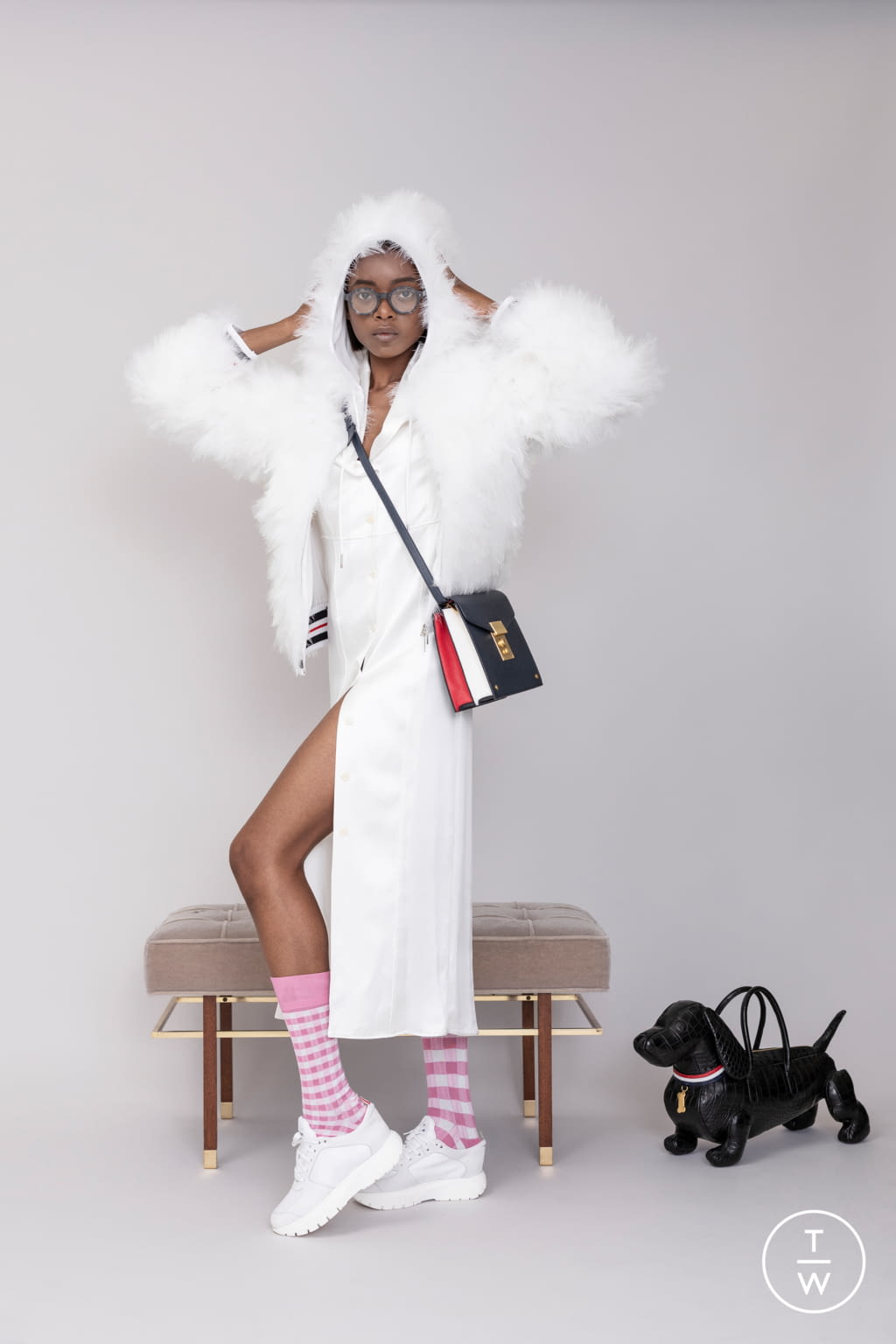 Fashion Week Paris Resort 2019 look 16 from the Thom Browne collection womenswear