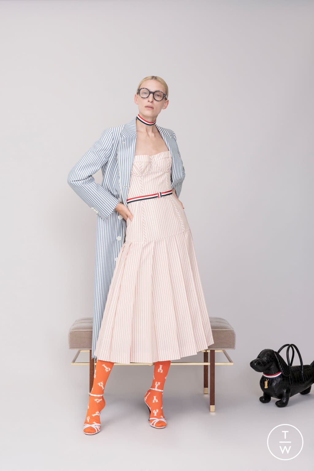 Fashion Week Paris Resort 2019 look 26 de la collection Thom Browne womenswear