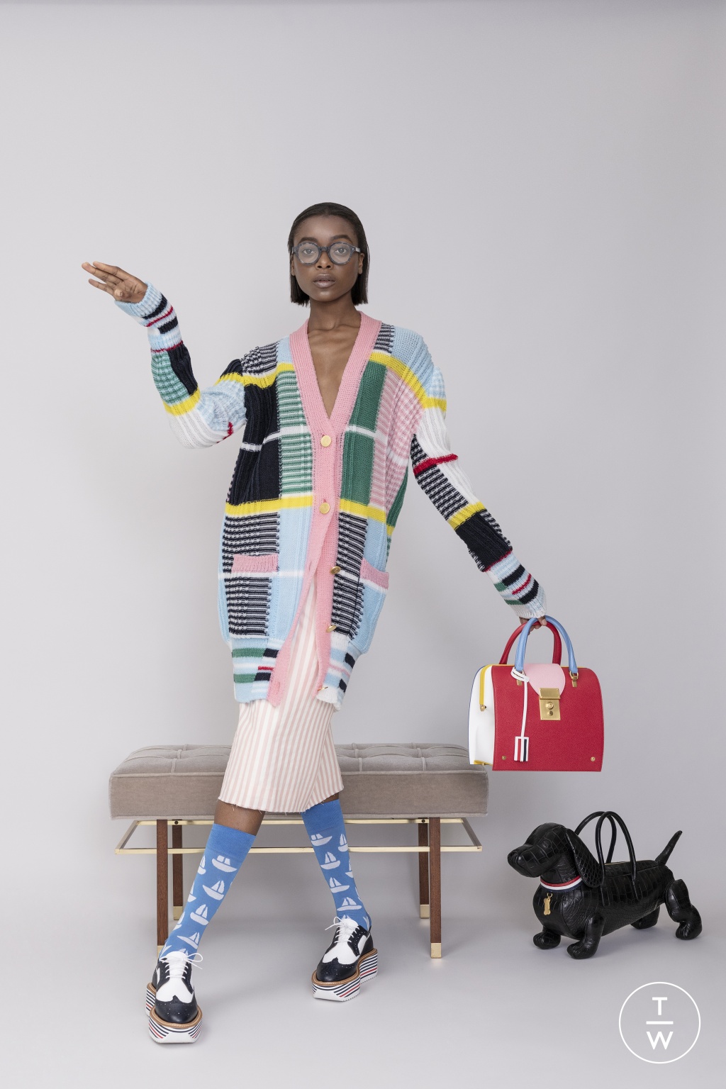 Fashion Week Paris Resort 2019 look 27 from the Thom Browne collection womenswear