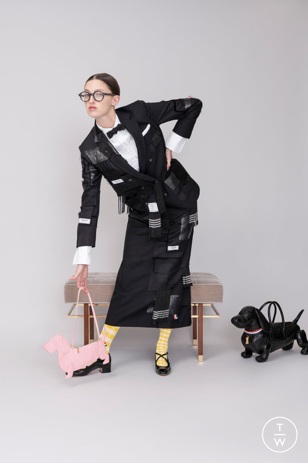 Fashion Week Paris Resort 2019 look 29 from the Thom Browne collection womenswear