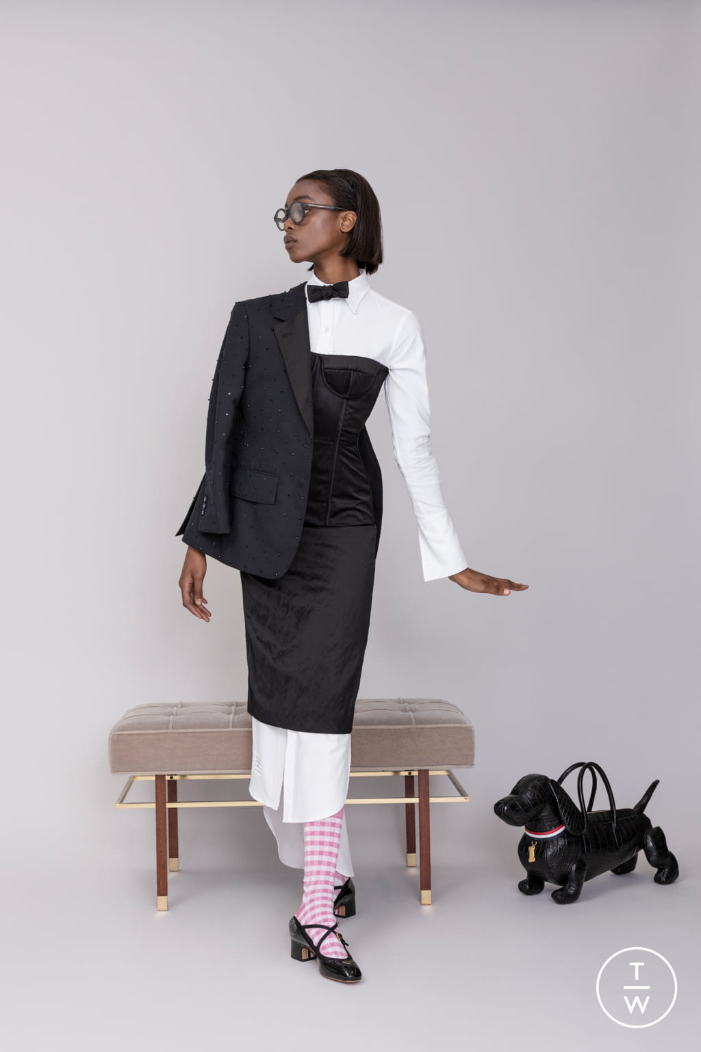Fashion Week Paris Resort 2019 look 36 from the Thom Browne collection womenswear