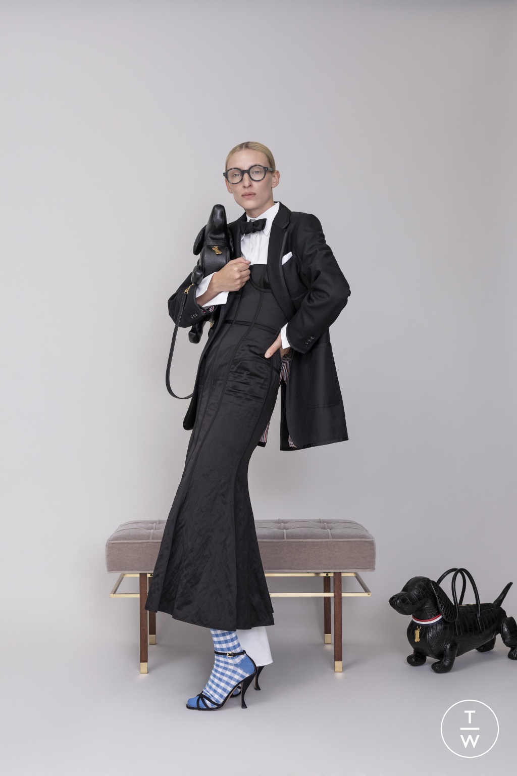 Fashion Week Paris Resort 2019 look 37 from the Thom Browne collection womenswear