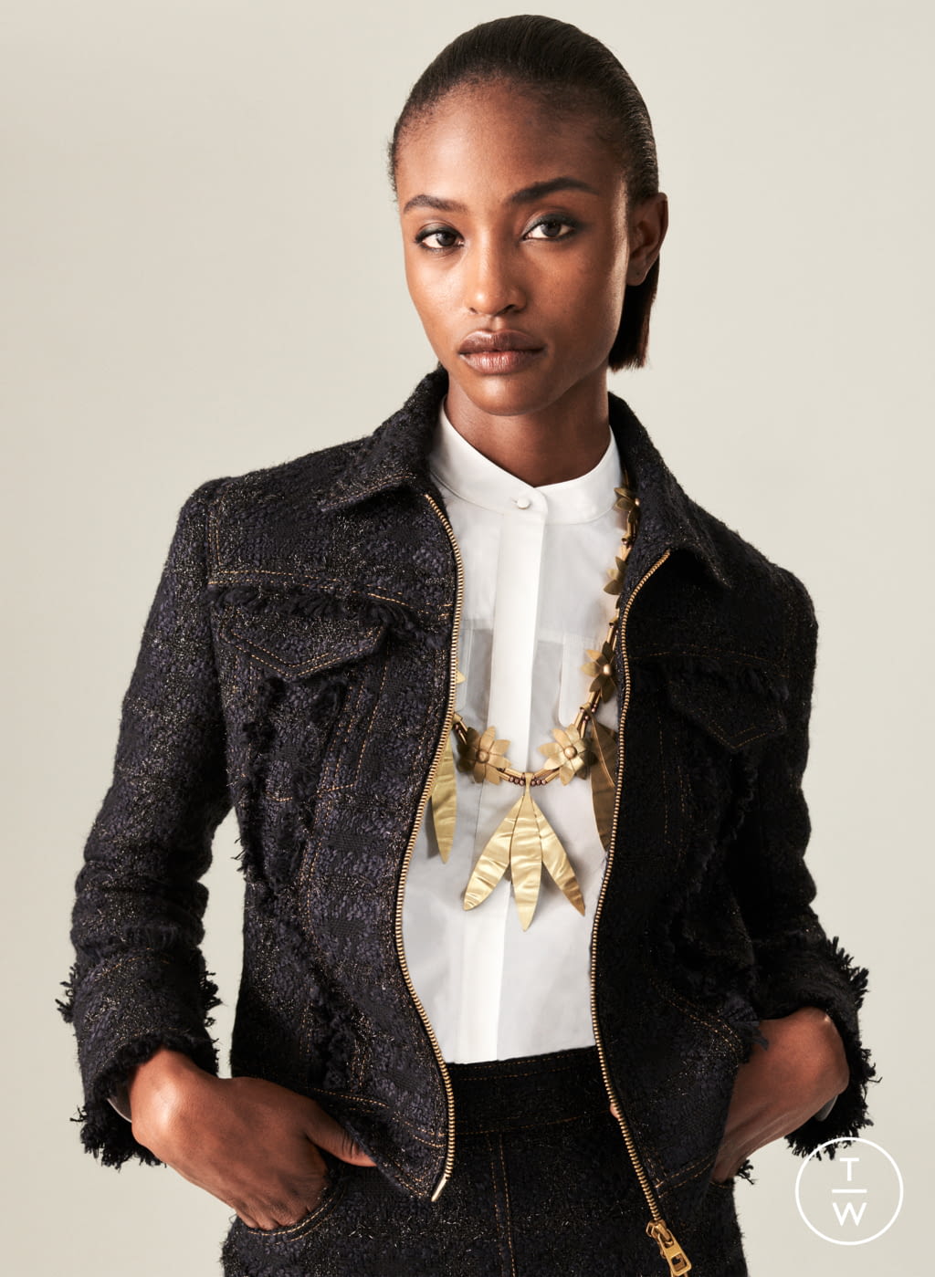 Fashion Week New York Resort 2018 look 9 from the Tory Burch collection womenswear