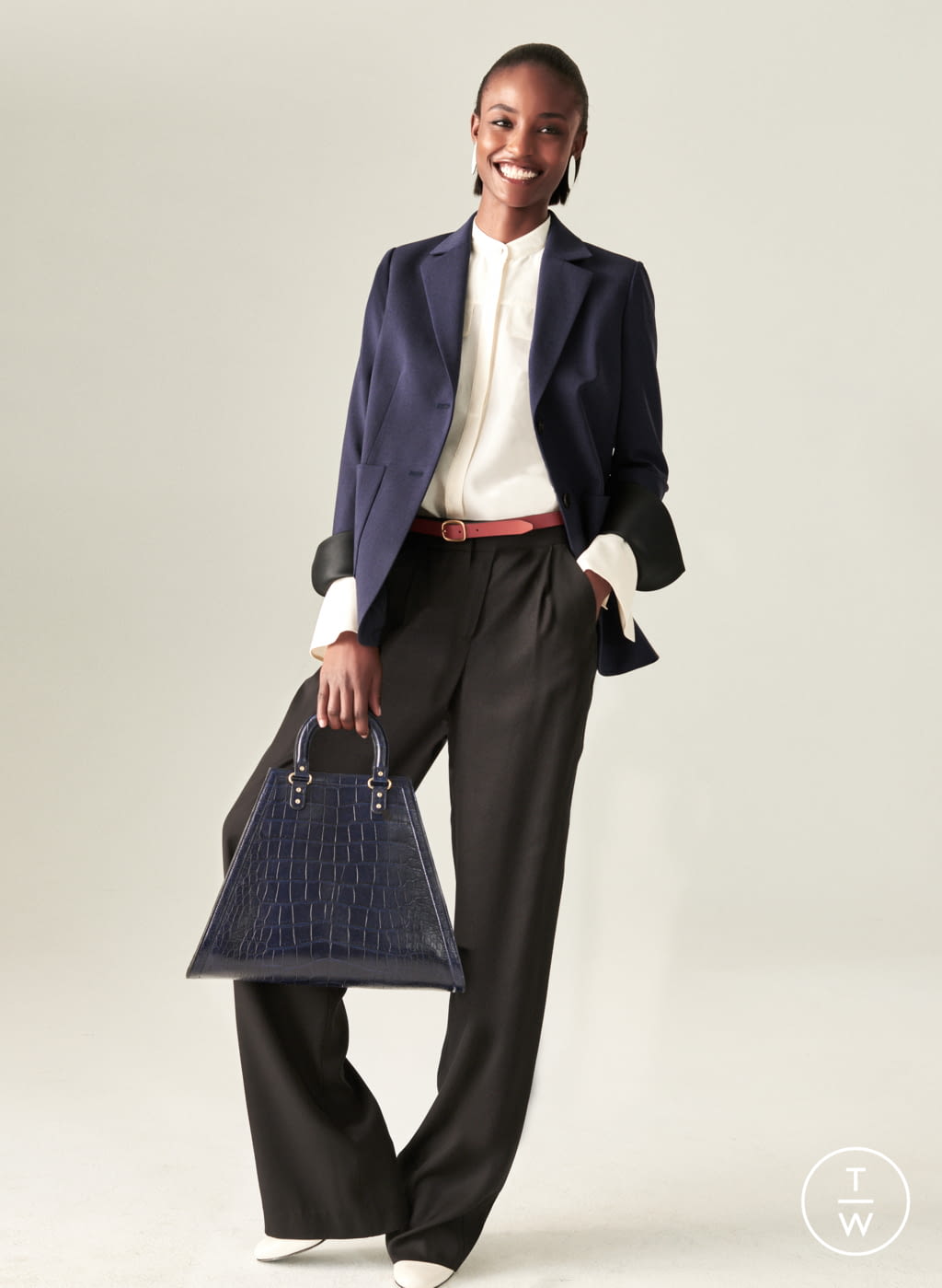 Fashion Week New York Resort 2018 look 15 from the Tory Burch collection womenswear