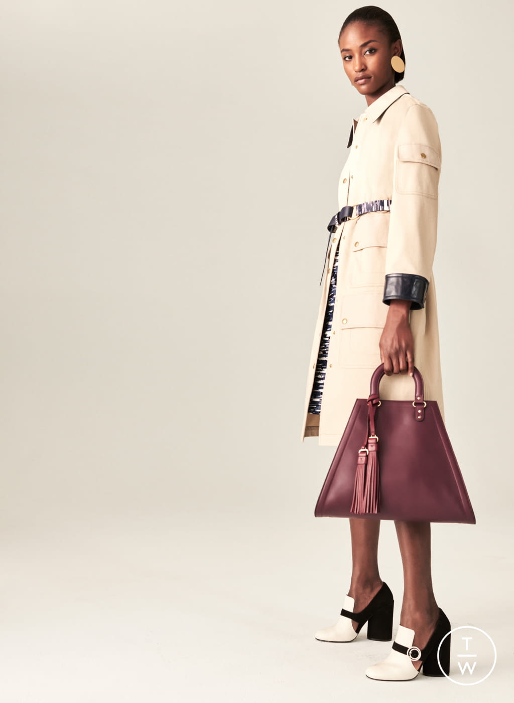Fashion Week New York Resort 2018 look 5 from the Tory Burch collection womenswear
