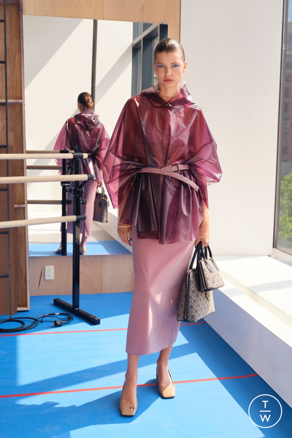 Fashion Week New York Resort 2024 look 10 de la collection Tory Burch womenswear