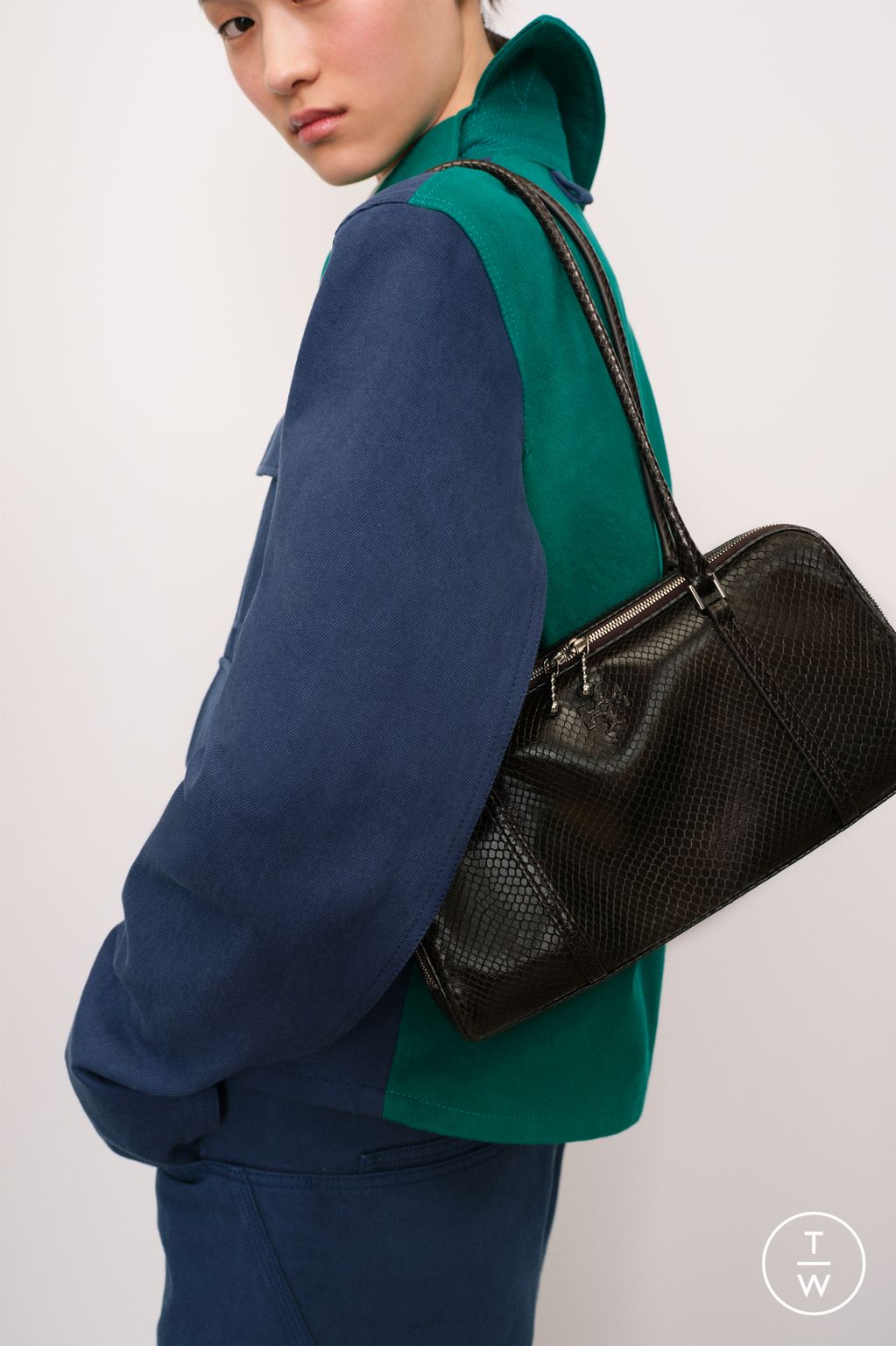 Fashion Week New York Resort 2026 look 4 from the Tory Burch collection womenswear accessories