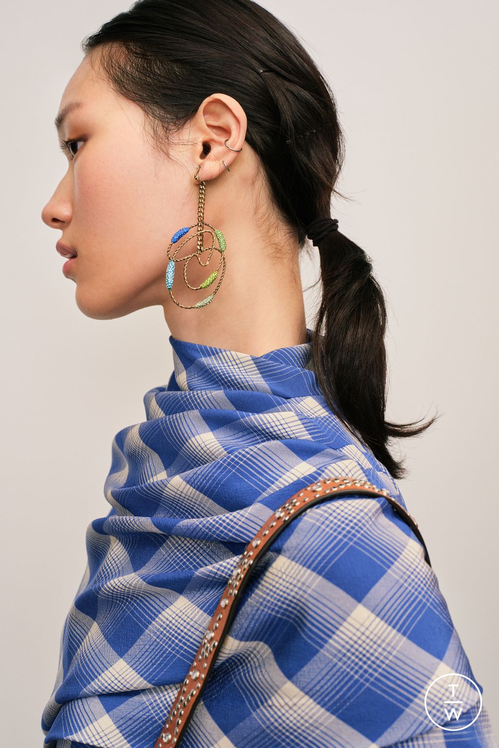 Fashion Week New York Resort 2026 look 11 de la collection Tory Burch womenswear accessories