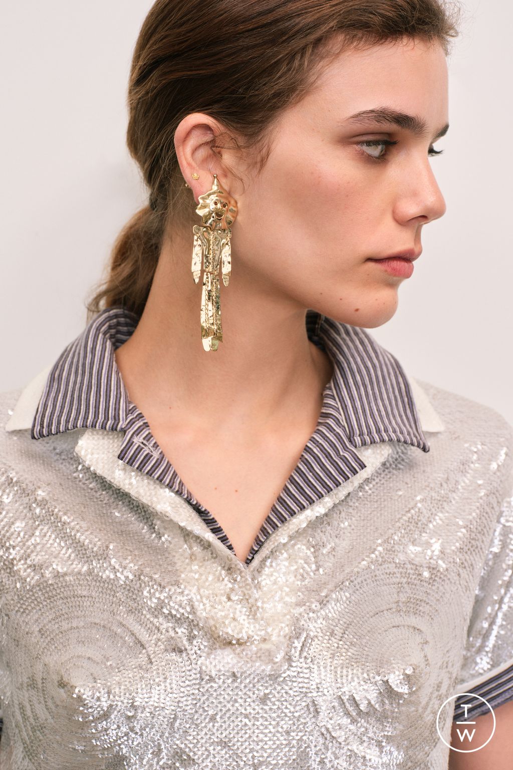 Fashion Week New York Resort 2026 look 16 de la collection Tory Burch womenswear accessories