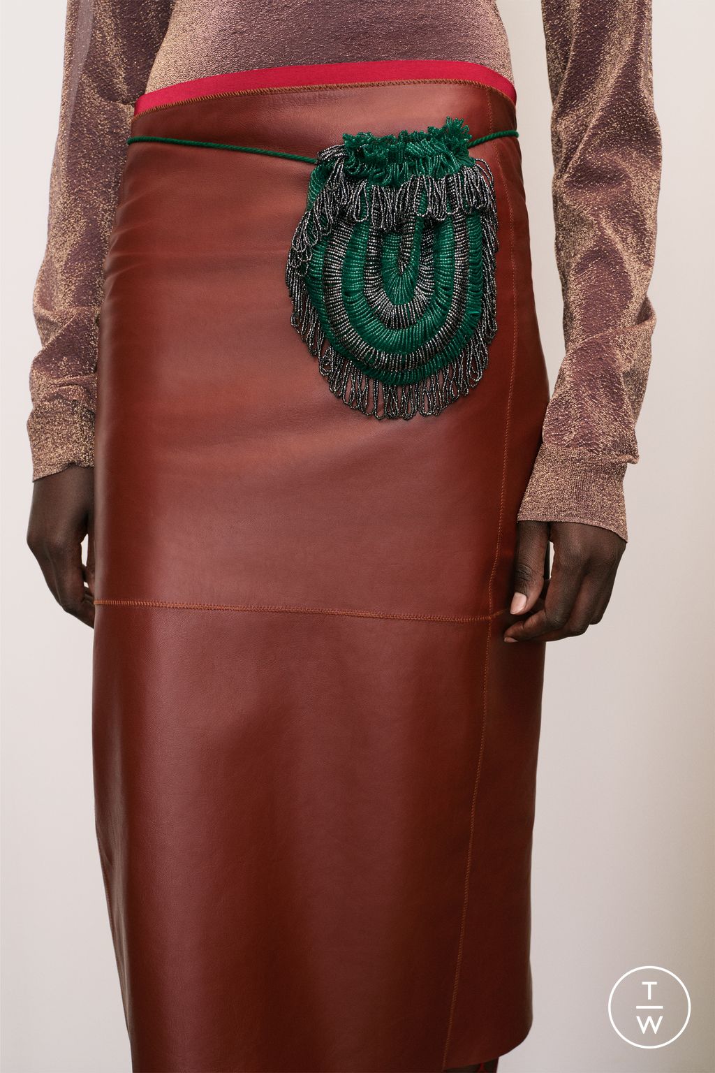 Fashion Week New York Resort 2026 look 17 from the Tory Burch collection womenswear accessories