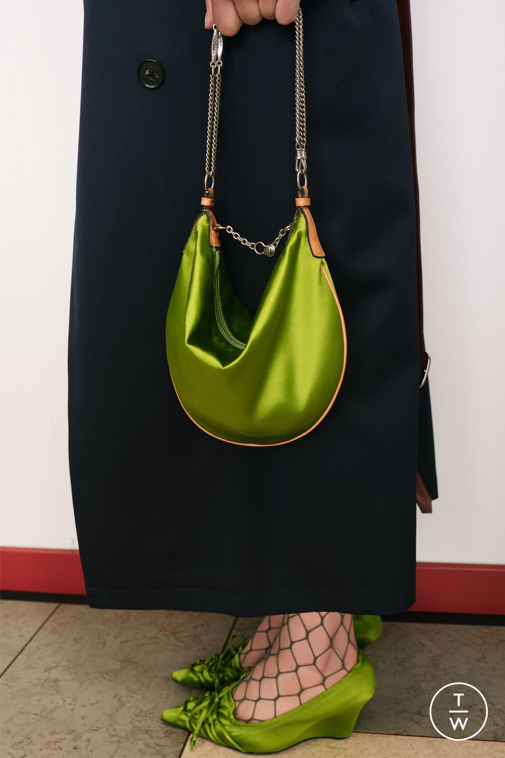 Fashion Week New York Resort 2026 look 18 from the Tory Burch collection womenswear accessories