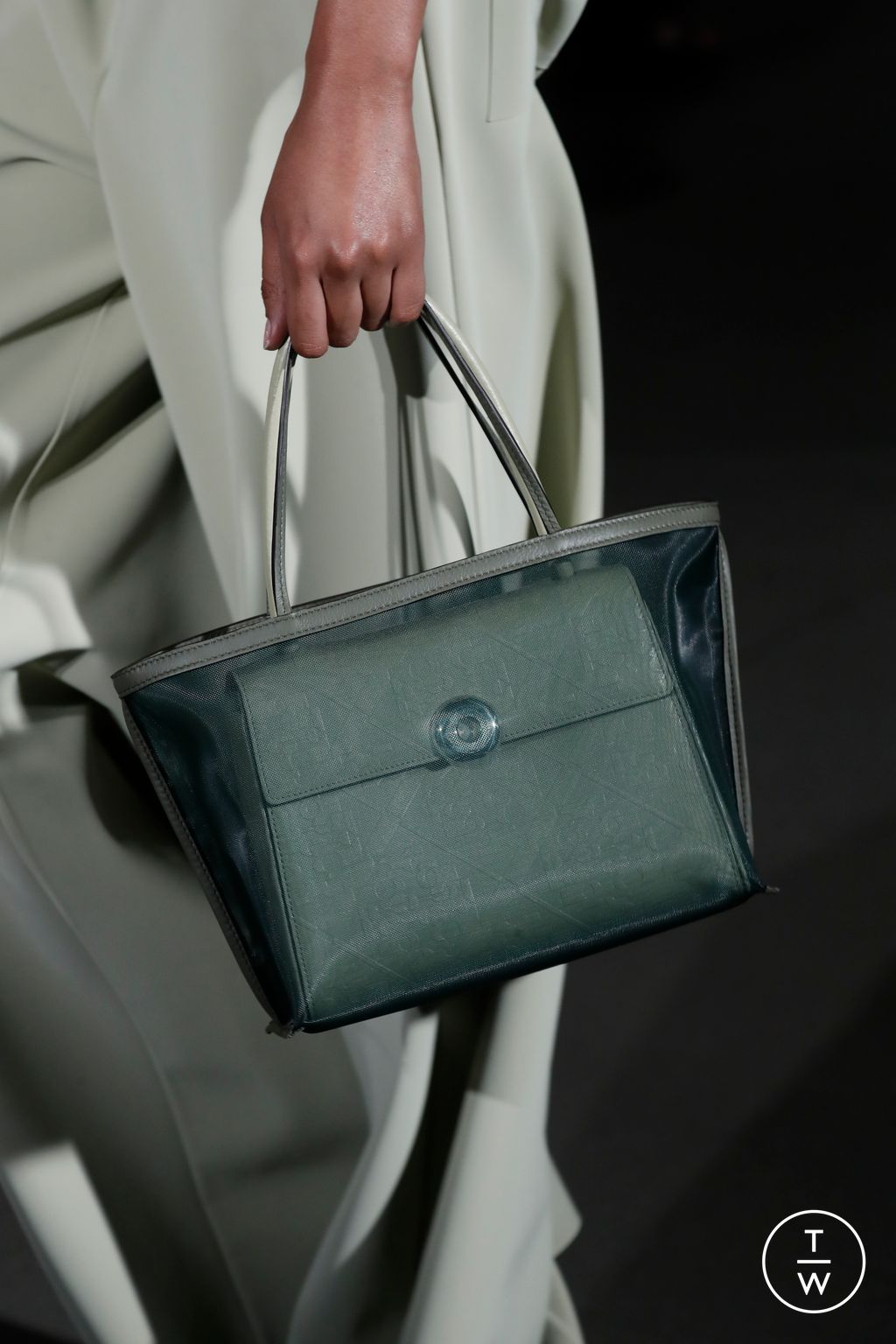 Fashion Week New York Spring/Summer 2024 look 10 from the Tory Burch collection womenswear accessories