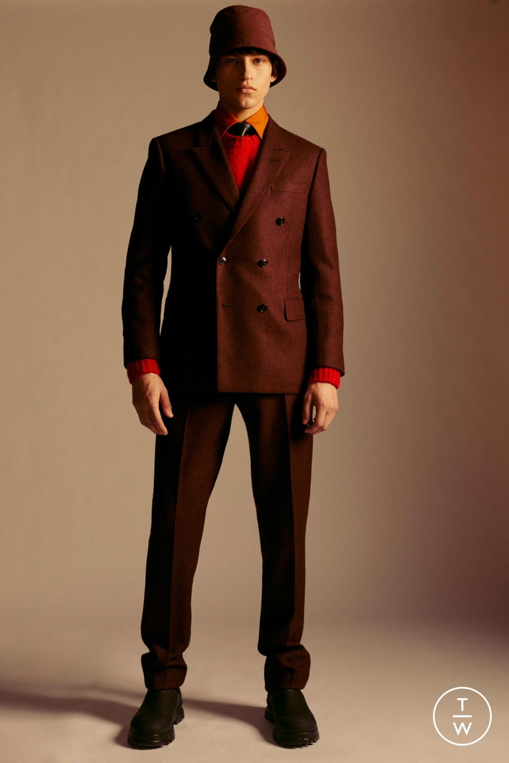 Fashion Week New York Fall/Winter 2021 look 3 from the Teddy Vonranson collection menswear