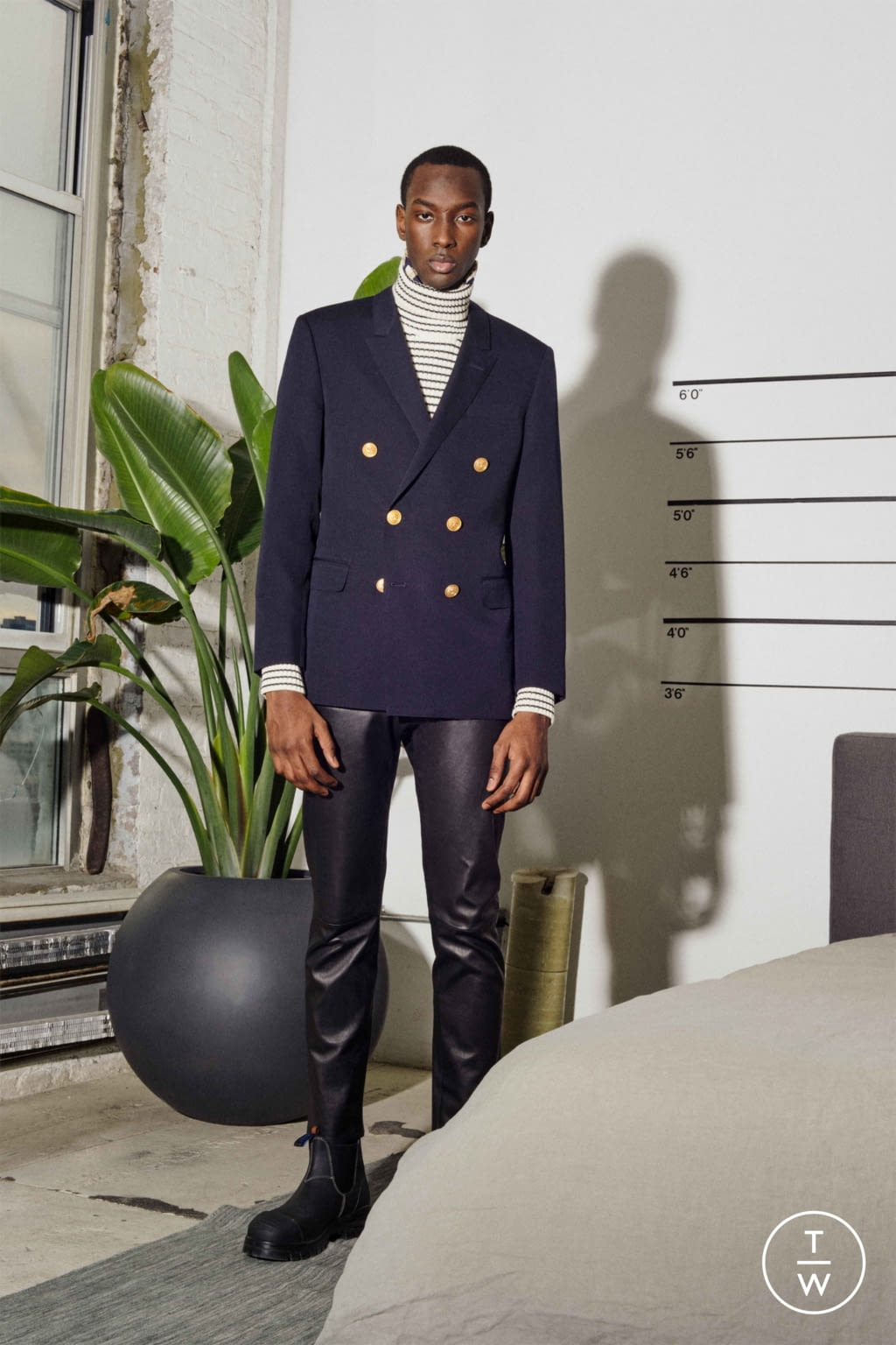 Fashion Week New York Fall/Winter 2021 look 19 from the Teddy Vonranson collection menswear