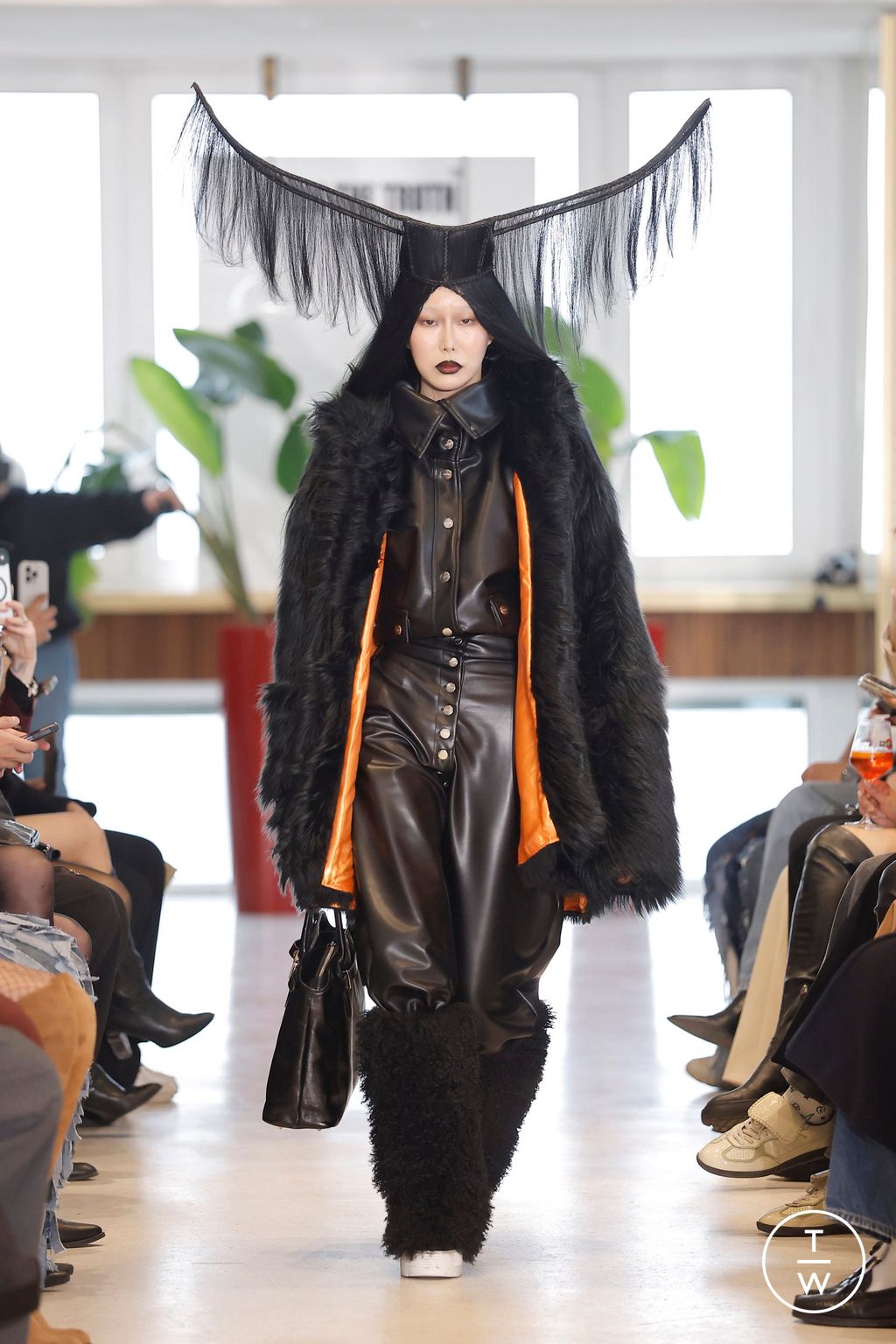 Fashion Week Milan Fall/Winter 2026 look 1 from the Tell The Truth collection womenswear