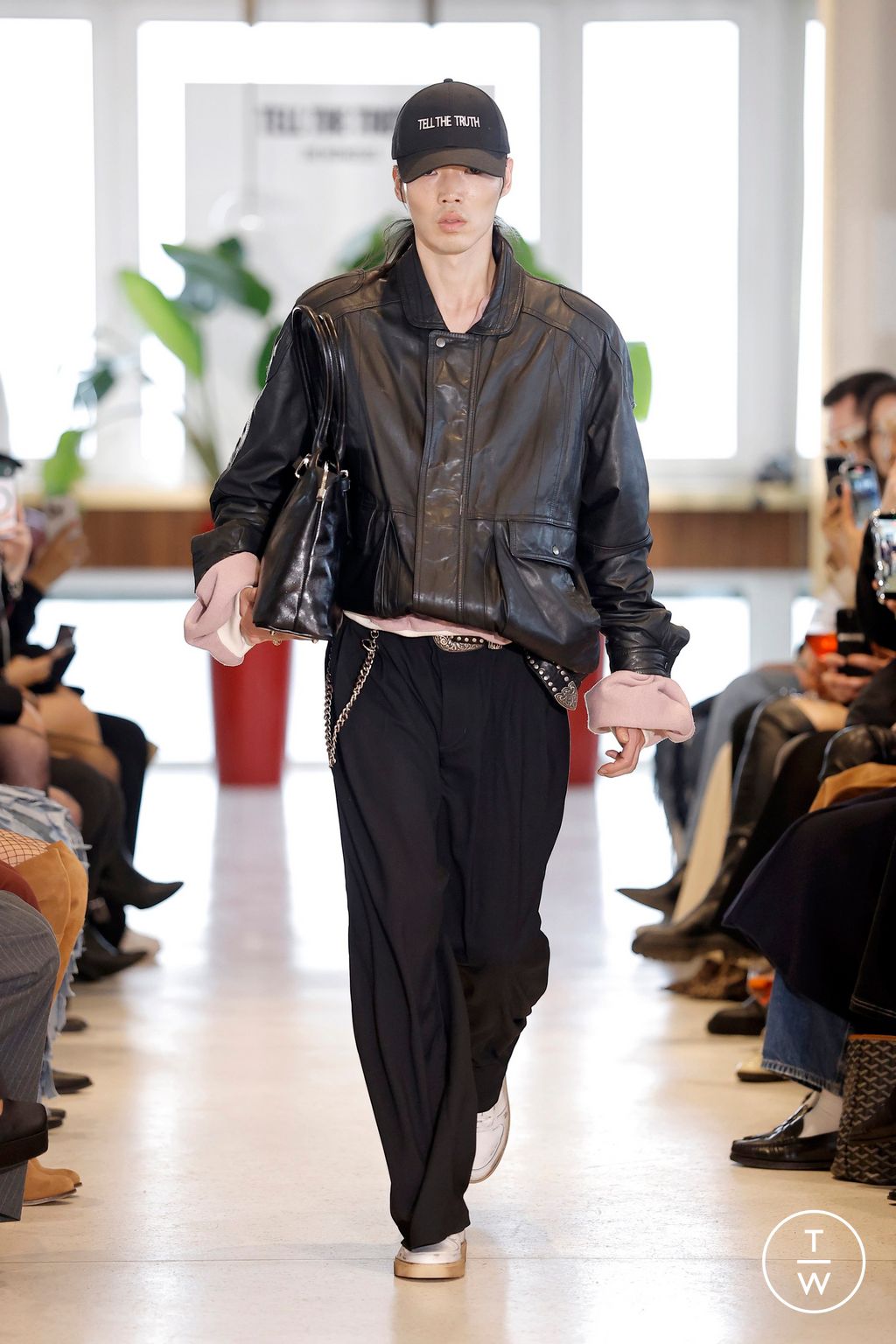 Fashion Week Milan Fall/Winter 2026 look 3 from the Tell The Truth collection womenswear