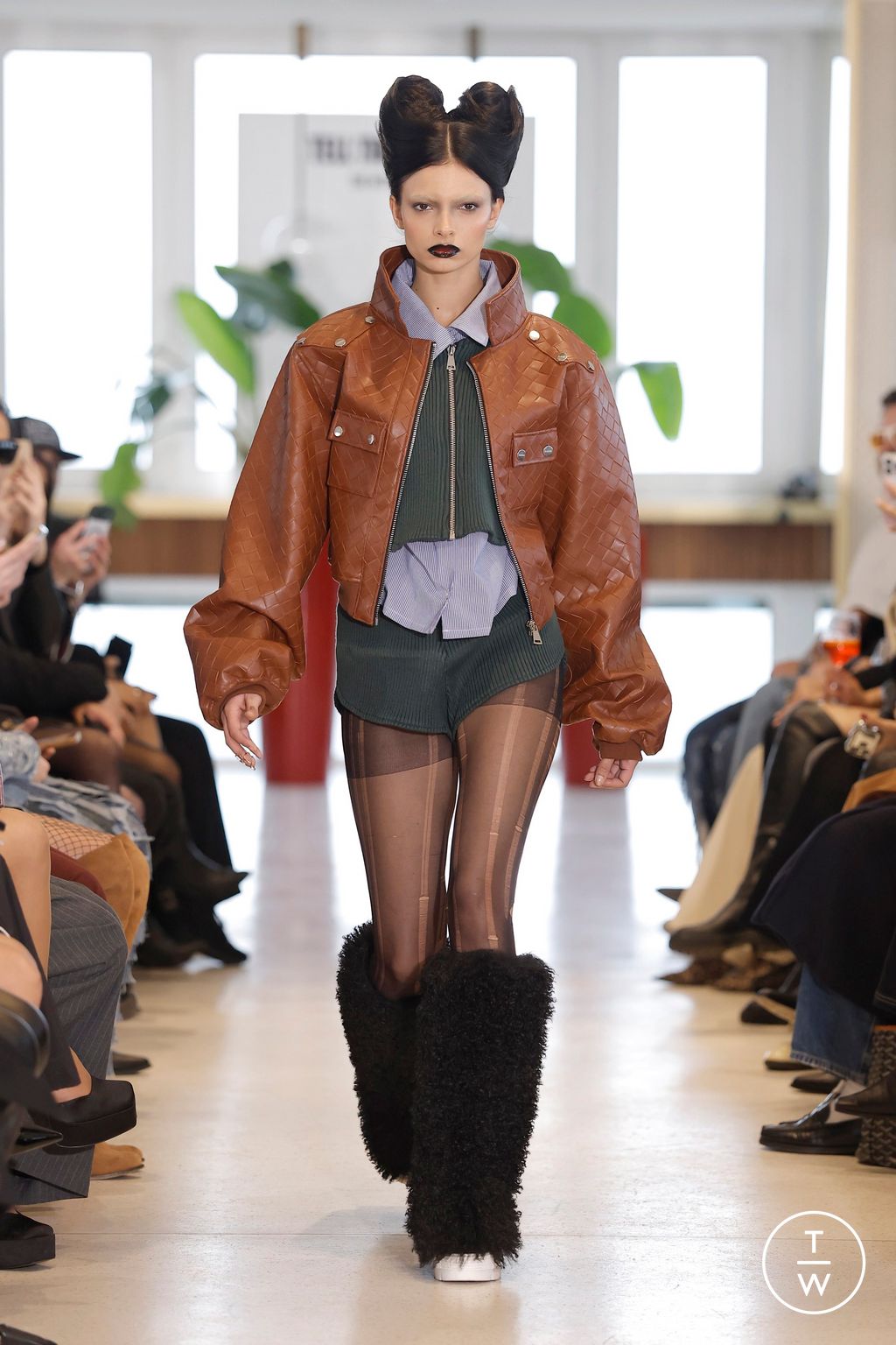 Fashion Week Milan Fall/Winter 2026 look 12 from the Tell The Truth collection womenswear