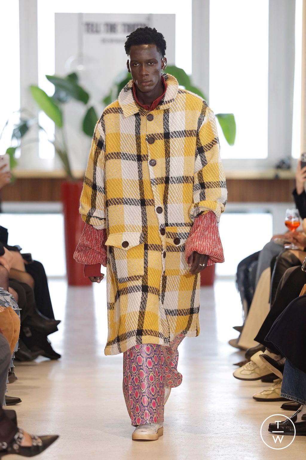 Fashion Week Milan Fall/Winter 2026 look 16 from the Tell The Truth collection womenswear