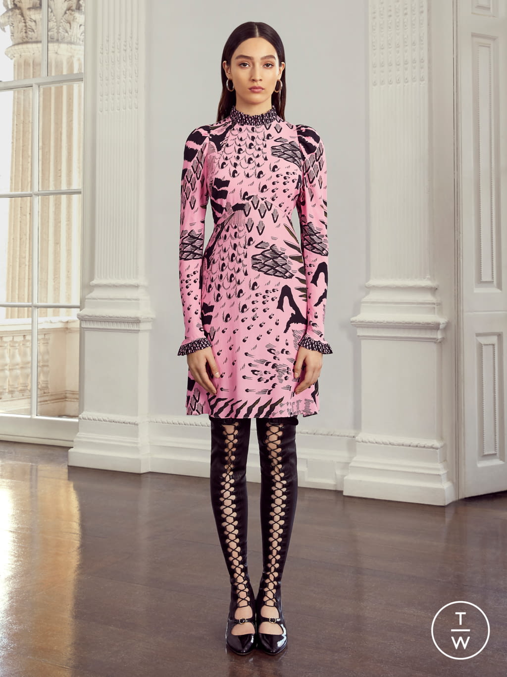 Fashion Week London Resort 2020 look 12 from the Temperley London collection womenswear
