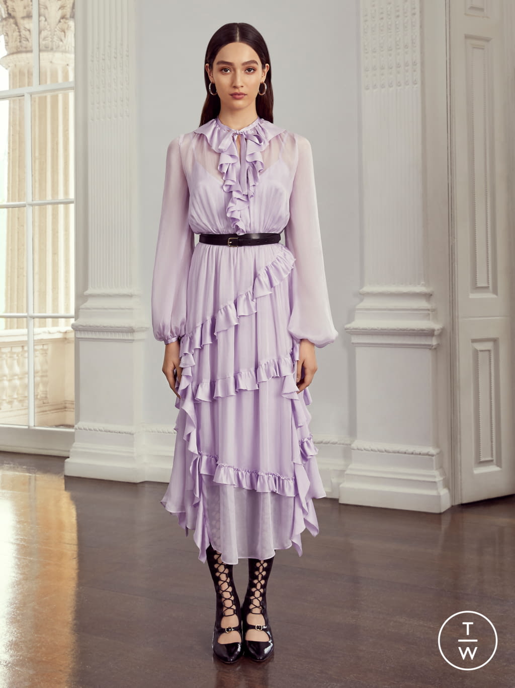 Fashion Week London Resort 2020 look 14 from the Temperley London collection womenswear