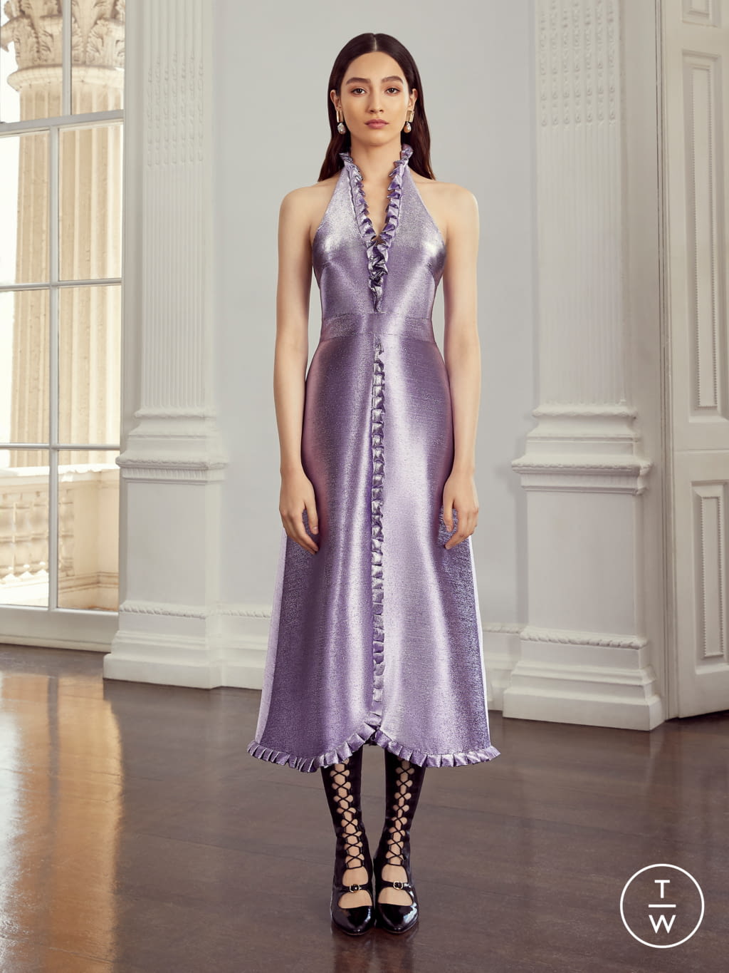 Fashion Week London Resort 2020 look 16 from the Temperley London collection womenswear
