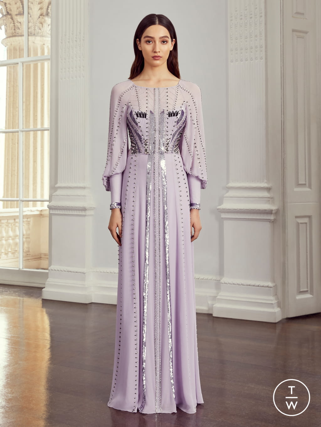 Fashion Week London Resort 2020 look 17 from the Temperley London collection 女装