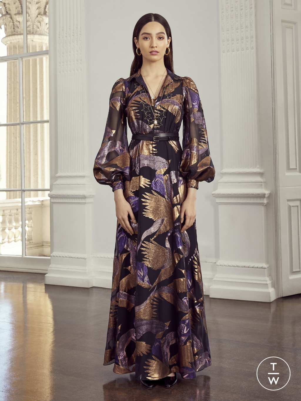 Fashion Week London Resort 2020 look 20 from the Temperley London collection womenswear