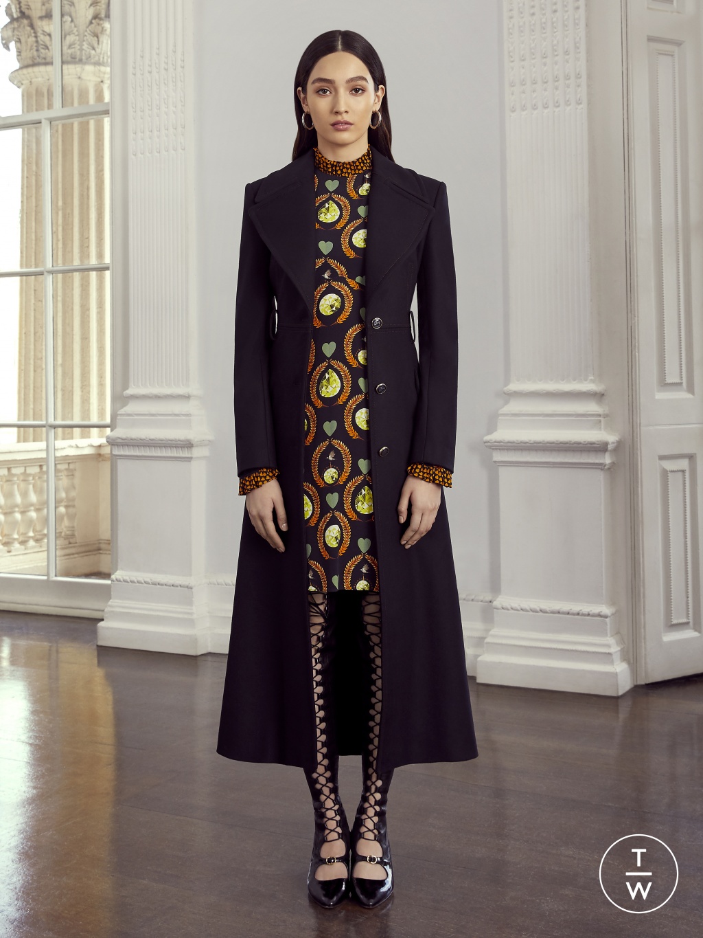 Fashion Week London Resort 2020 look 28 from the Temperley London collection womenswear