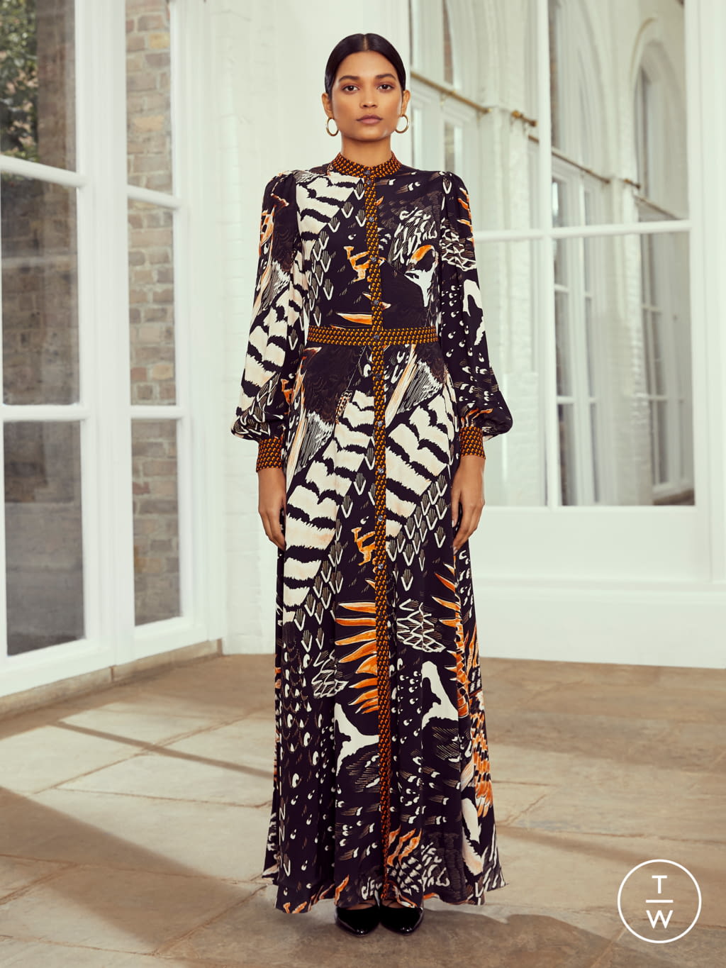 Fashion Week London Resort 2020 look 32 de la collection Temperley London womenswear