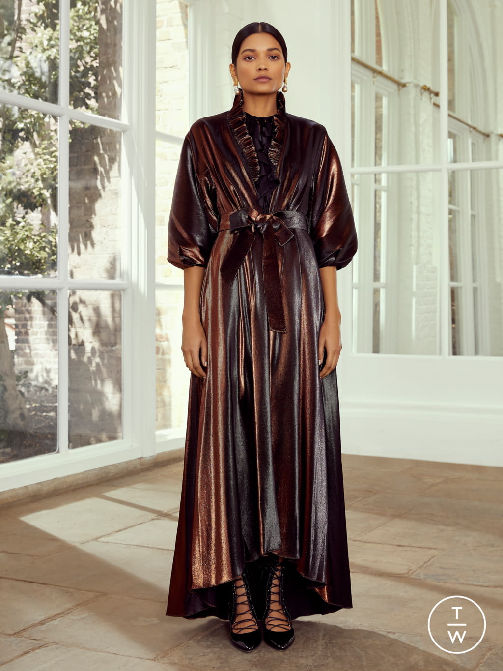 Fashion Week London Resort 2020 look 36 from the Temperley London collection womenswear