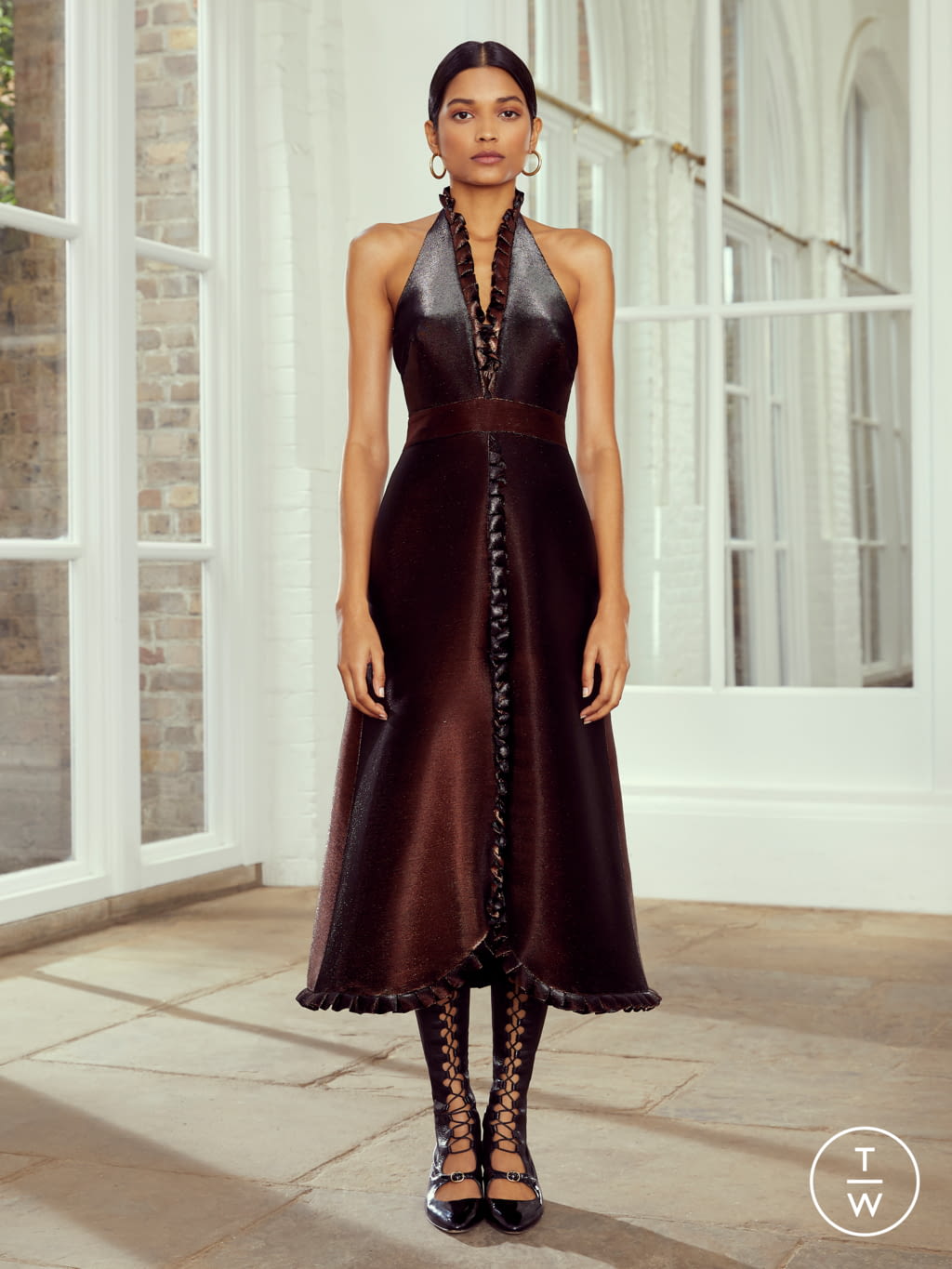 Fashion Week London Resort 2020 look 38 from the Temperley London collection womenswear