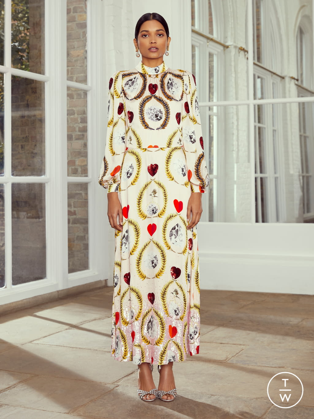 Fashion Week London Resort 2020 look 6 from the Temperley London collection womenswear