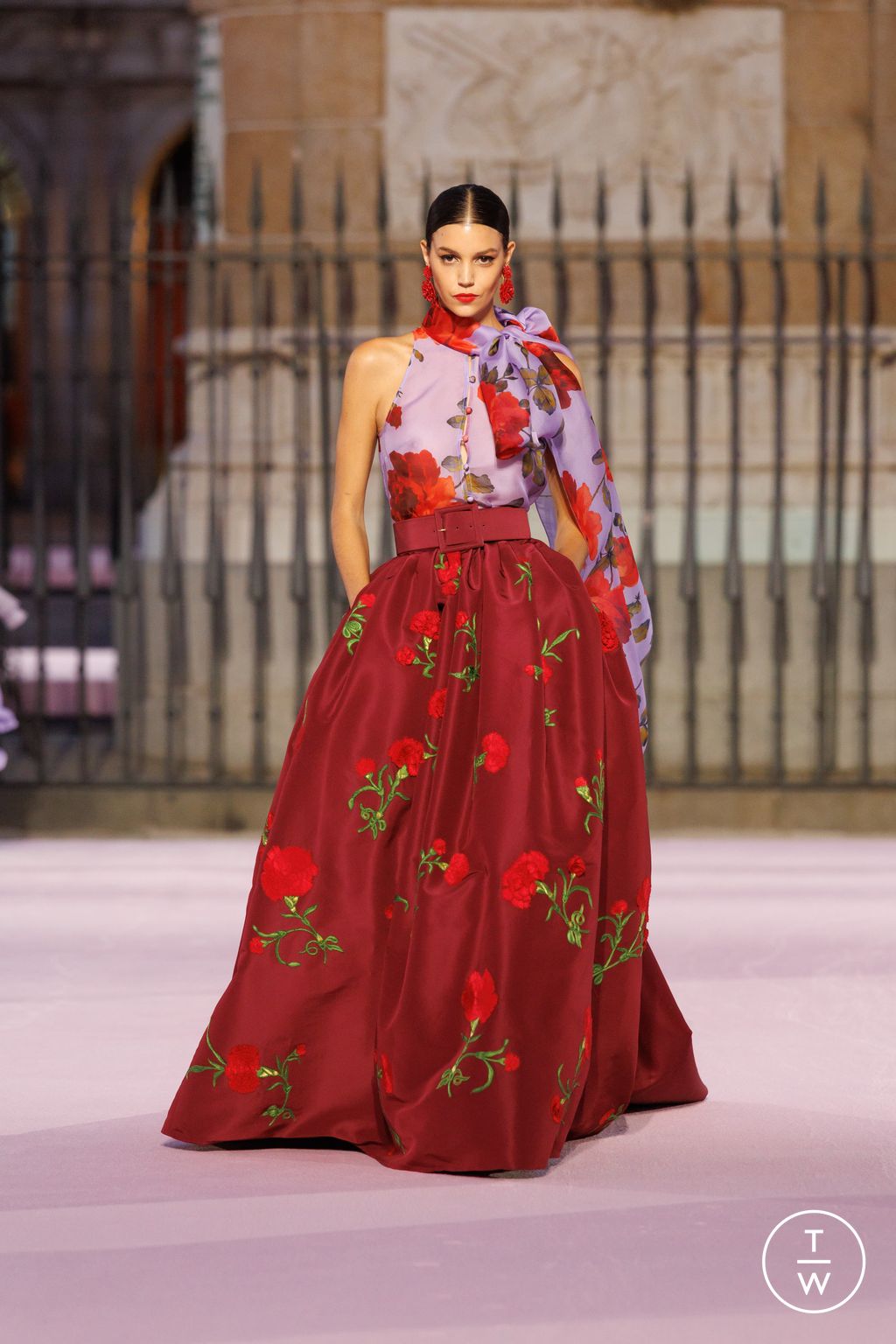 Fashion Week New York Spring/Summer 2026 look 24 from the Carolina Herrera collection womenswear