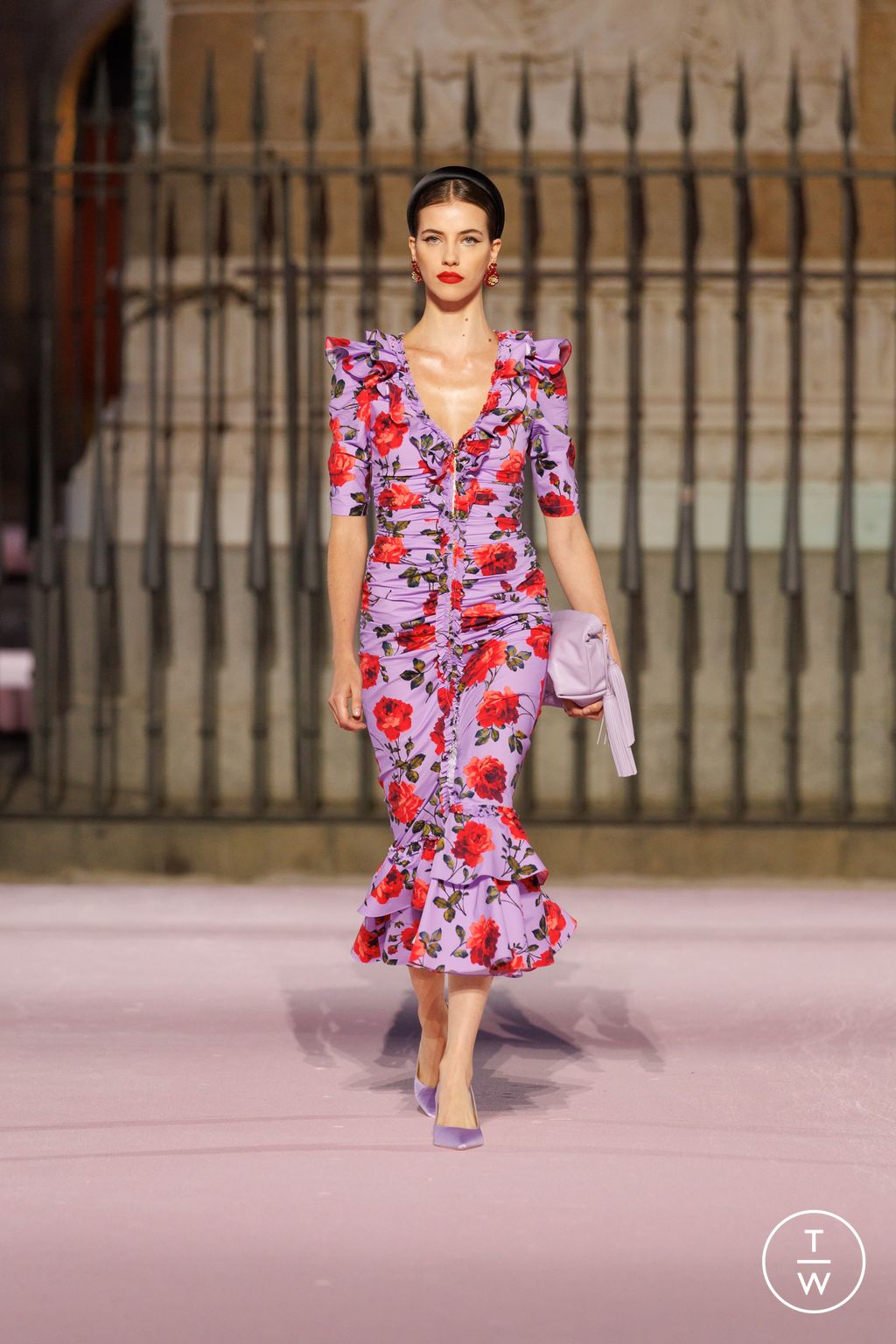Fashion Week New York Spring/Summer 2026 look 63 from the Carolina Herrera collection womenswear