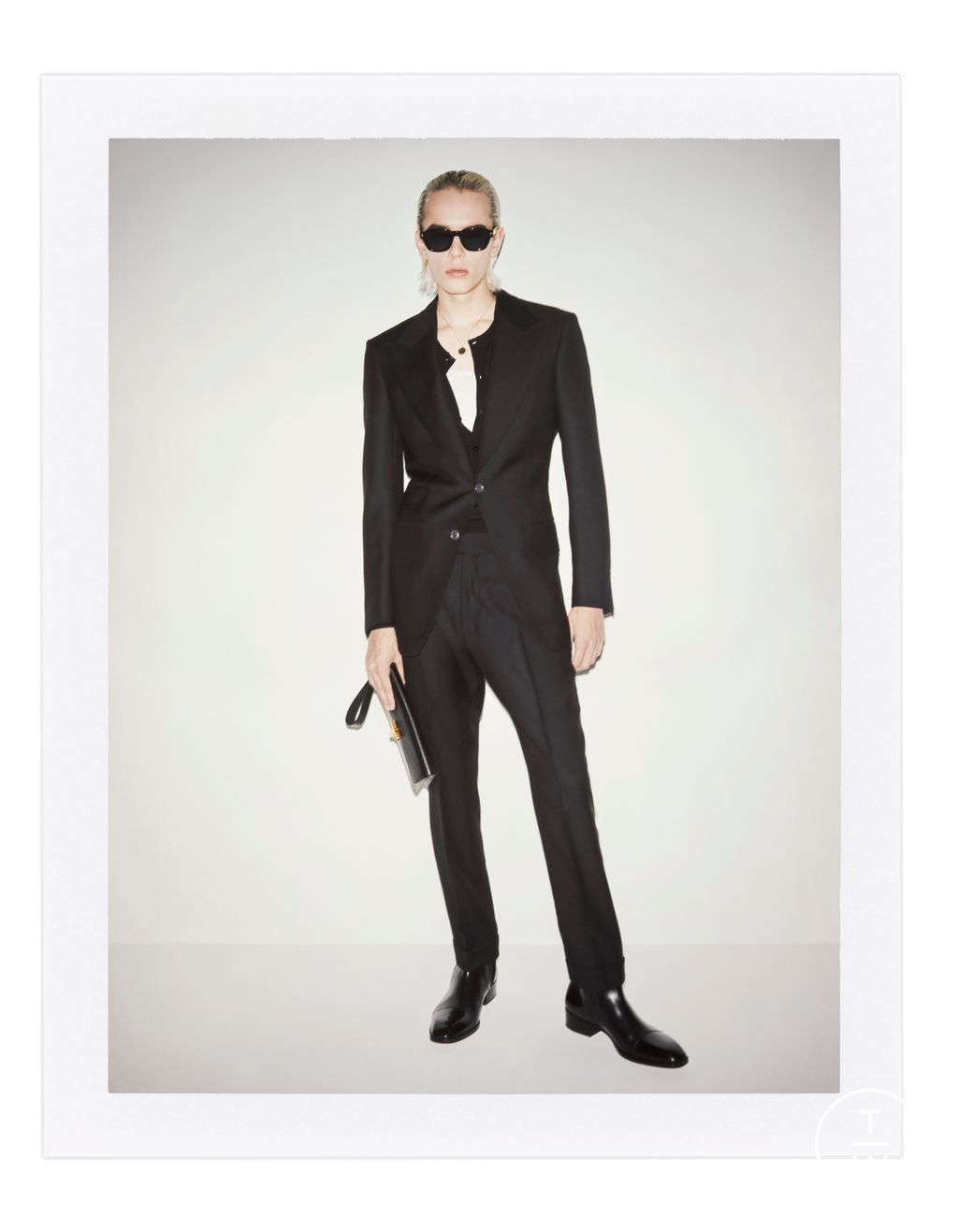 Fashion Week Milan Pre-Fall 2024 look 1 from the Tom Ford collection 男装