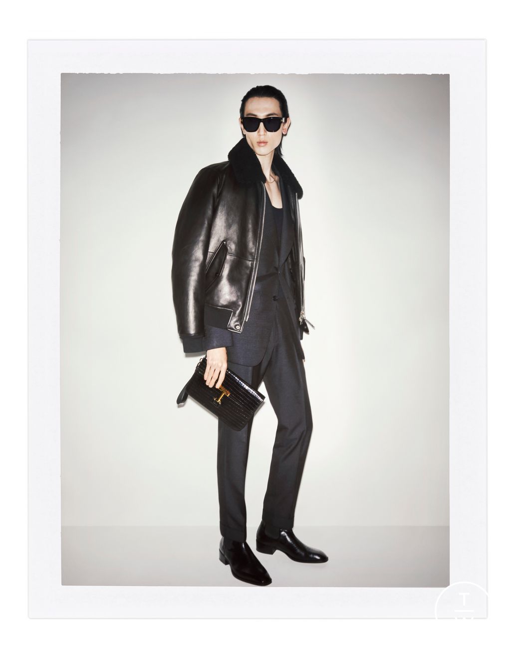 Fashion Week Milan Pre-Fall 2024 look 4 from the Tom Ford collection menswear