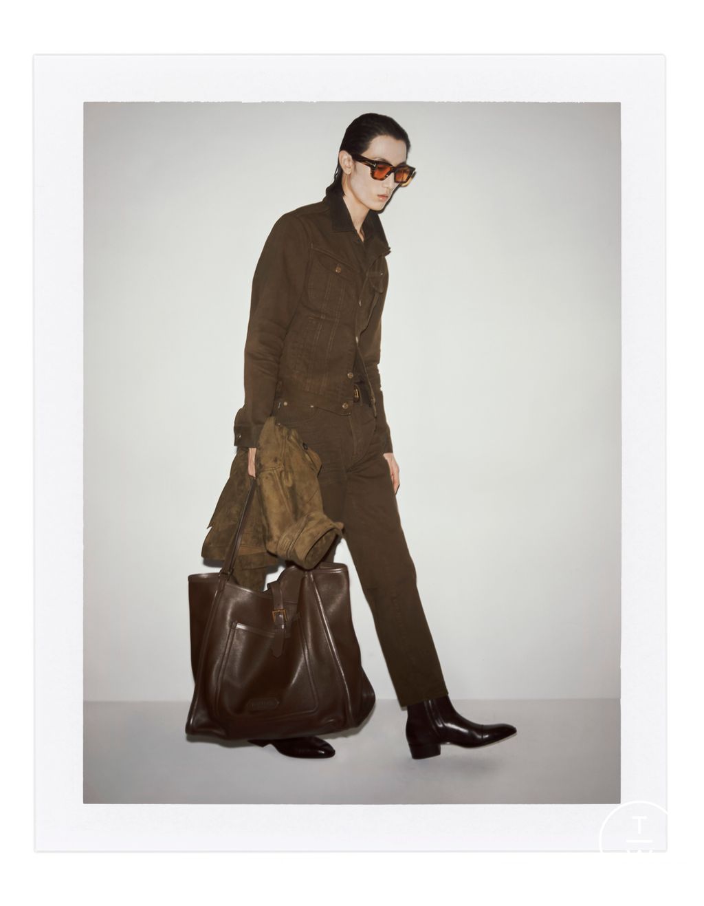 Fashion Week Milan Pre-Fall 2024 look 21 from the Tom Ford collection 男装
