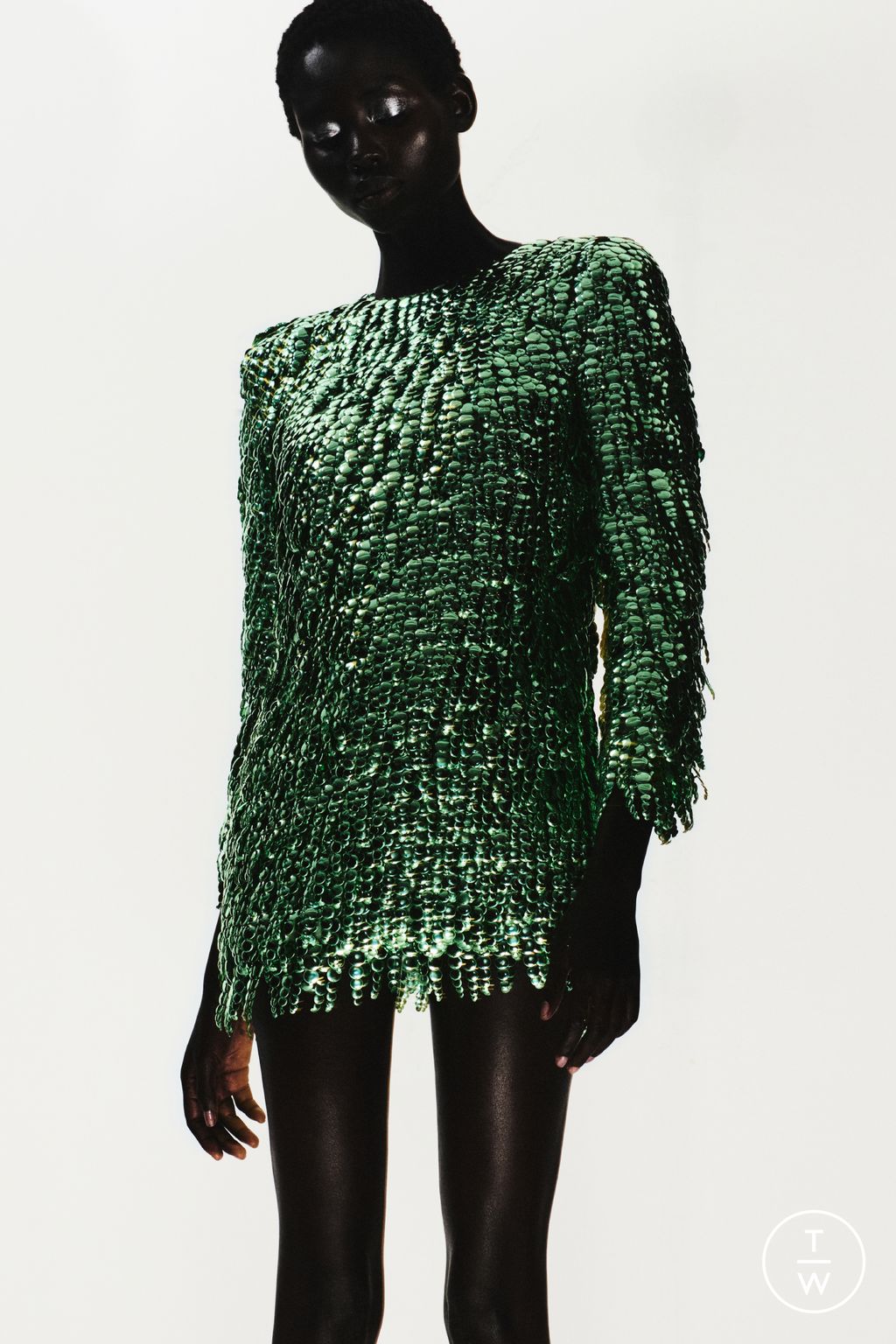 Fashion Week Milan Spring/Summer 2025 look 18 de la collection Tom Ford womenswear