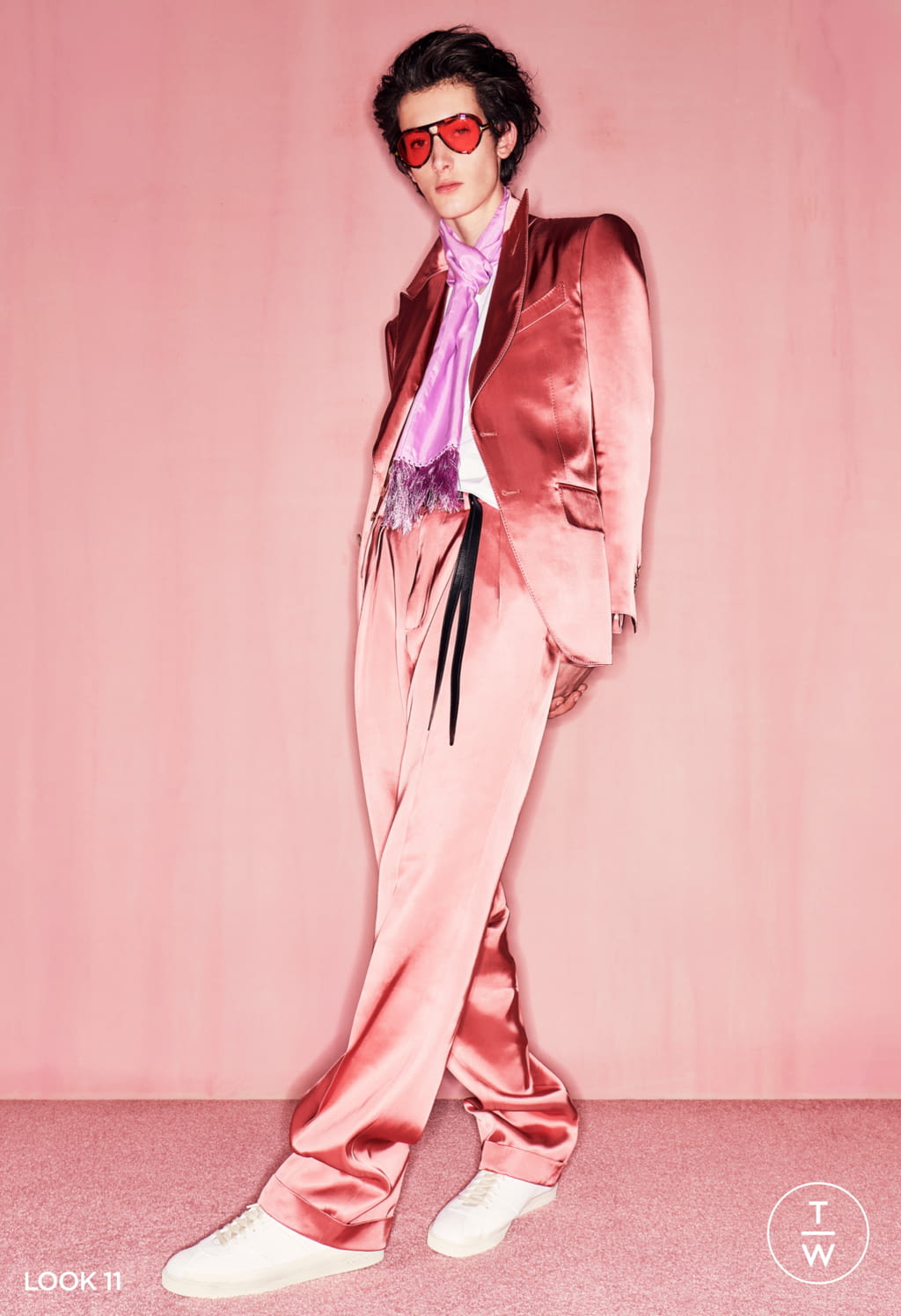 Fashion Week Milan Fall/Winter 2020 look 11 de la collection Tom Ford menswear