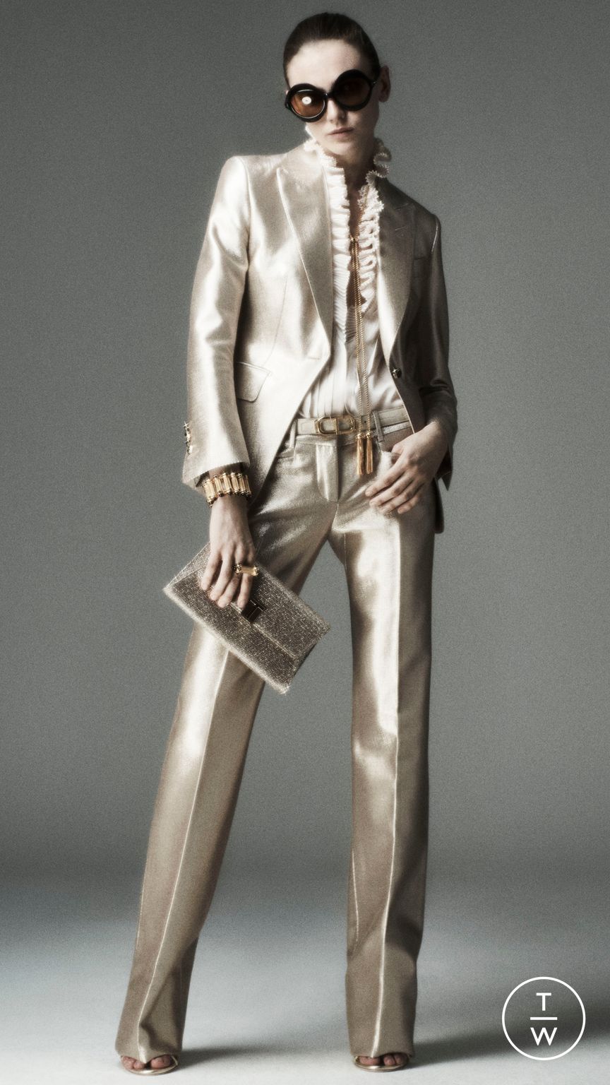 Fashion Week Milan Resort 2025 look 22 from the Tom Ford collection womenswear