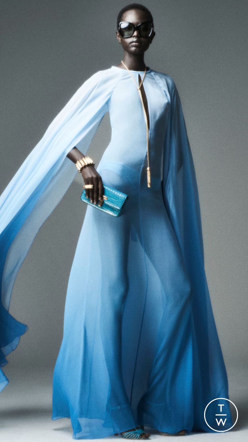Fashion Week Milan Resort 2025 look 39 de la collection Tom Ford womenswear